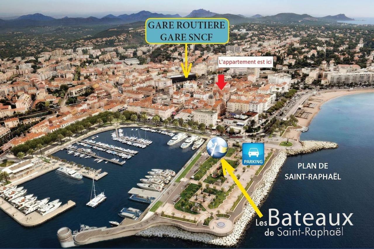 F3 Plein Centre Plage A 50 M Saint-Raphael  Exterior photo